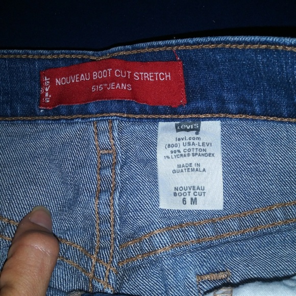 Levi's 515 Nouveau Boot Cut Stretch size 6m - Picture 3 of 4